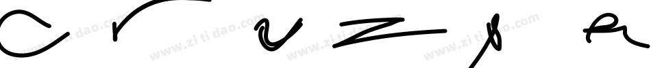Crazy Rascals字体转换